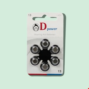 باتری سمعک دی پاور شماره ۱۰ Dpower ا Dpower Hearing Aid Battery